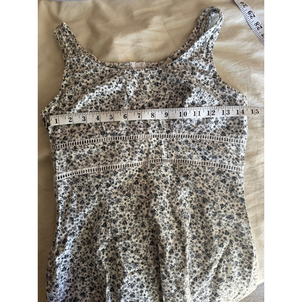 Y2K Vintage Babydoll Urban Life Floral Print Dress Sleeveless Mini Cottagecore 5 - Picture 6 of 9